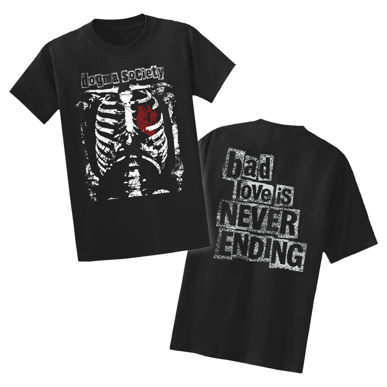 Dogma Society Tour Rib Cage T-Shirt PREORDER