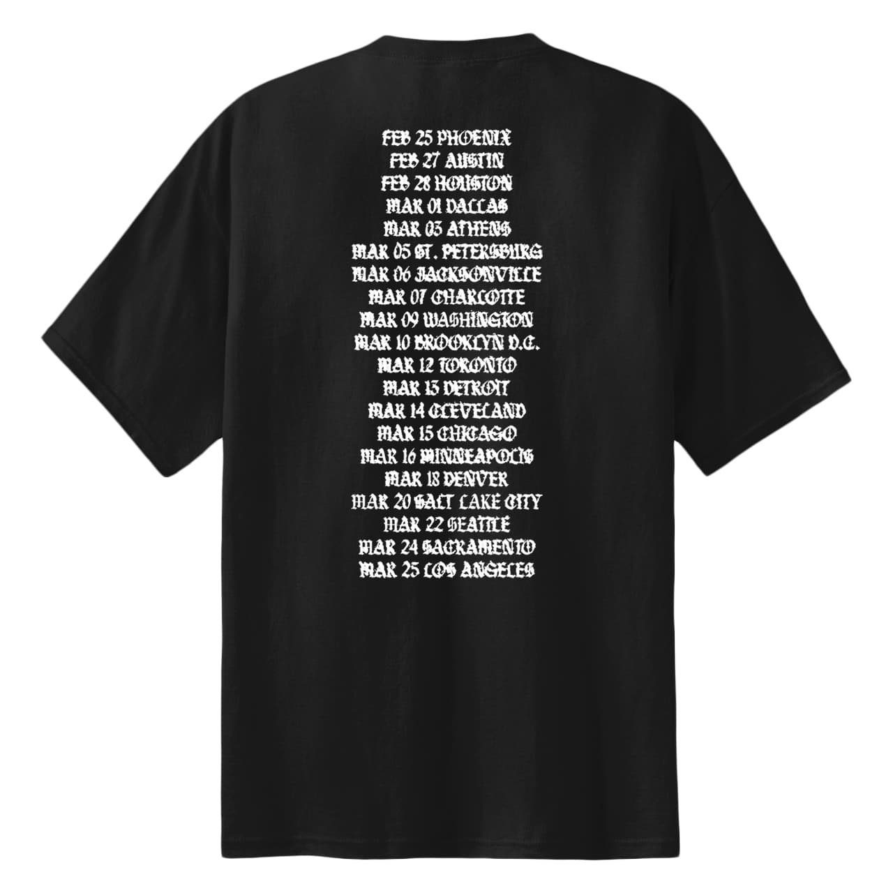 Dogma Society Tour Skull T-Shirt