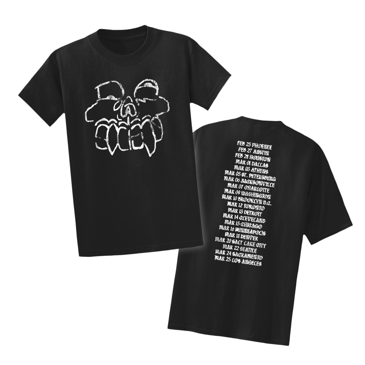 Dogma Society Tour Skull T-Shirt